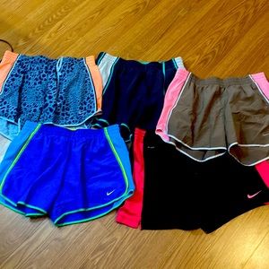 Nike Dry Fit Womens Medium Short Lot of 5
